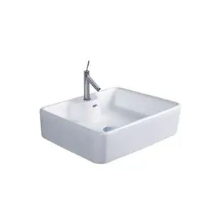 Stylish Classic Designed Ceramic Neo Rectangular Tabletop Wash Basin for Sale in Bulk from Indian Exporter