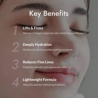 MIZON Collagen Power lift Emulsion 120 mL, Pelembab Wajah Perawatan garis halus elastisitas tinggi