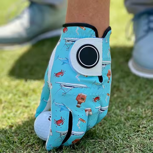 Cabretta gant de golf en cuir gant de golf respirant sport doucement gant de golf OEM bienvenue concevoir votre propre marque logo personnalisé gant - Product Image 6