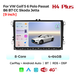 Lecteur multimédia automobile Android MEKEDE, autoradio, navigation, écran 9 pouces, bouton pour VW <span class=keywords><strong>Golf</strong></span> 5 6 Polo Passat B6 B7 CC Skoda Jetta - Product Image 1