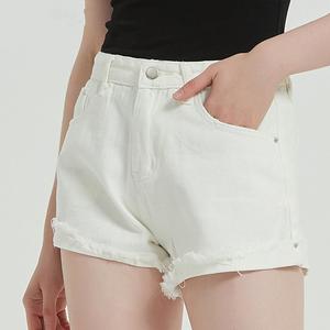 2022 Wholesale <b>Women's</b> Hot Selling <b>White</b> Sexy Mid Rise <b>Shorts</b> Casual Denim Jean Stylish <b>Short</b> Manufactured by Pakistan - Product Image 4