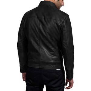 Hot Selling New Design Genuine Leather <b>Canvas</b> <b>Jacket</b> <b>Men</b> Full Sleeves Street Wear Professional Waterproof Breathable - Product Image 2