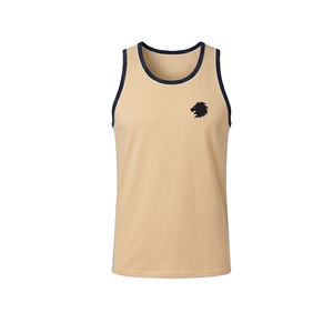 Camiseta sin mangas de poliéster de secado rápido para gimnasio OEM para hombre, chaleco de culturismo, camiseta sin mangas para gimnasio para hombre - Product Image 1