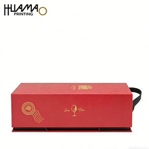Caja de Embalaje de Vino Tinto Premium de Alta Gama con Logotipo Personalizado para Regalo Empresarial - Product Image 3