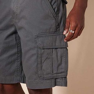 Shorts Cargo Décontractés pour Hommes, Taille Mi-Haute, Fermeture Éclair, Respirants, Séchage Rapide, Style Streetwear, Impression Numérique, Teinture Unie - Product Image 3
