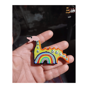 Maverick <b>Wooden</b> Fish: Authentic Hand-Carved & Painted Decor, A Truly Unique <b>Gift</b> From Vietnam - Product Image 3