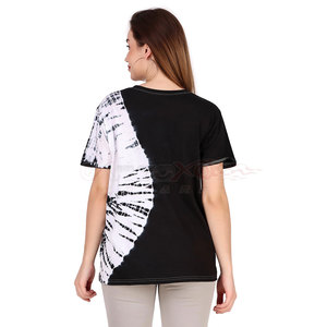 T-shirt décontracté à manches courtes pour femmes, haut d'été Streetwear Fashion Tee Shirt Ladies Tie Dye T Shirt - Product Image 3