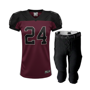 Maillot de football américain pour adultes, hommes et femmes, uniforme de match, jersey en polyester respirant 235GSM - Product Image 4