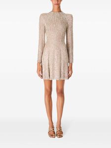 Robe courte avec col montant pour les fêtes et les cocktails pour la fête et la robe de boîte de nuit - Product Image 2