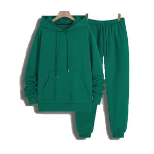 Elegante Chándal Informal de Dos Piezas con Capucha para Hombre, con Tela 100% Algodón Cómoda, Estilo Moderno para Uso Diario y al Aire Libre - Product Image 1