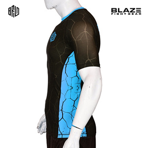 Camisa de compresión BJJ rash guard para hombre para ropa de gimnasio y entrenamiento físico sublimación completa impresa en moq bajo - Product Image 3