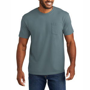 Camisetas de Manga Corta para Hombre, 100% Algodón, Corte Holgado, Color Sólido, Transpirables, Ecológicas, de Secado Rápido, Ligeras, en Existencia - Product Image 1
