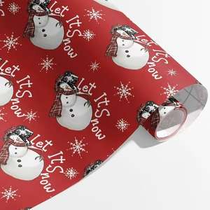 BINLU gros épais imprimé emballages de noël emballage cadeau imprimé festif pour toute l'année fête de remise des diplômes Thanksgiving - Product Image 3