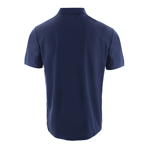 Polo de punto de poliéster 100% para hombre, camiseta de polo unisex con estampado de logotipo de fitness transpirable de tela de manga corta para hombre - Product Image 4