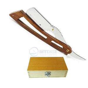 Maquinilla de afeitar de acero inoxidable profesional al por mayor, instrumento de belleza, herramienta de peluquería de primera calidad para salón y cuidado personal - Product Image 2