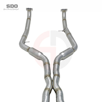 Système d'échappement Catback en acier inoxydable SDO pour BMW X5M X6M E70 E71 4.4TT V8 2009-2014, soupape électronique de performance