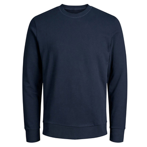 Ropa de calle de calidad premium para hombre, sudadera gruesa de talla grande 100% de algodón orgánico, sudadera suave en blanco de talla grande para hombre - Product Image 4