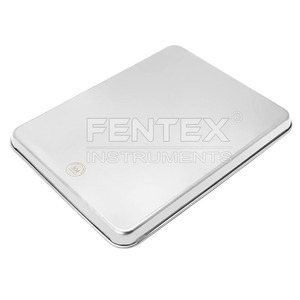 Bandeja de almacenamiento plana de instrumentos con marcado CE certificado ISO13485 de acero inoxidable 304 para uso quirúrgico y general hospitalario - Product Image 5