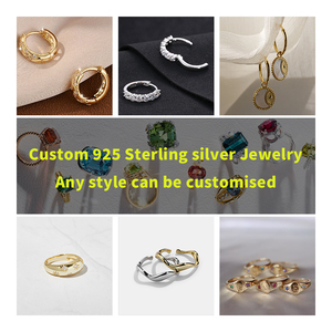 Custom <strong>Jewelry</strong> Manufacturer Design Logo Necklace Earrings Rings Bracelet Silver Brass Stainless Steel <strong>Jewelry</strong> Gold Plated - Product Image 5