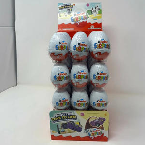 Kinderr Joy importó 20G, paquete de cuatro huevos de crema de Chocolate, juguete de Chocolate dulce sólido, embalaje a granel, nuez de galleta de caramelo adicional - Product Image 3