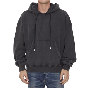 Sudadera para hombre Sudadera con capucha de gran tamaño Essentials Pullover Lavado sobre tamaño Jersey de algodón en blanco Vintage Stone Acid Washed Hoodie 2026 - Product Image 2