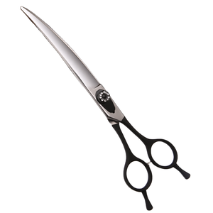 Custom Logo Eco-Friendly Multi-functional Portable Luxury Simple <b>Dog</b> Grooming Curved Stainless Steel Scissors & <b>Shears</b> - Product Image 1