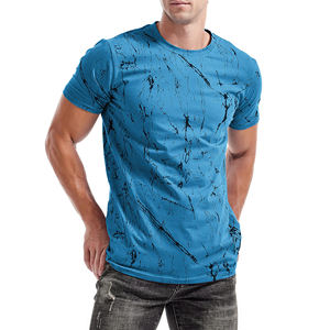Camiseta de verano de 180 gramos de alta calidad para hombre, camiseta de manga corta informal de secado rápido Multicolor, diseño de cuello redondo, recién llegado, venta al por mayor - Product Image 5