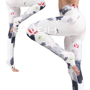 Leggings Deportivos para Mujer, de Cintura Alta, Secado Rápido, con Estampado por Transferencia de Calor, para Gimnasio y Yoga - Product Image 3