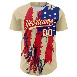 2025 nueva llegada camisetas de béisbol con cuello en V dos botones botón completo Softball ropa deportiva técnica impresa - Product Image 6