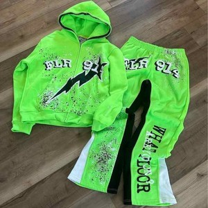 Conjunto Deportivo Premium para Hombre, Chaqueta con Capucha y Cremallera Completa, Pantalones Jogger de Corte Regular, Ropa Deportiva Transpirable para Gimnasio, Running y Entrenamiento, Personalizable - Product Image 3