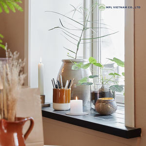 Portavelas de Coco Natural Hecho a Mano, Desechable, Decorativo, para Spa, Cafetería, Casa de Huéspedes, Regalo Ecológico, Vietnam - Product Image 5