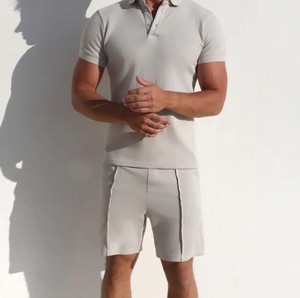 Pantalones cortos personalizados de la mejor calidad para hombre, bolsillos, Color sólido, 100% algodón, ropa de calle ligera informal, uso al aire libre, secado rápido - Product Image 2