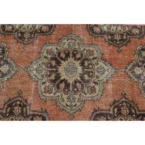 พรมขนาด 2.7x13.1 ฟุต, พรมวินเทจแบบ Runner, พรมโมร็อกโกสีน้ำตาล - Product Image 4