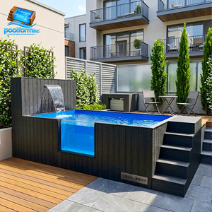 Piscina Elevada de Fibra de Vidrio con Acabado de Madera para Uso Familiar y Infantil, en Oferta - Product Image 3