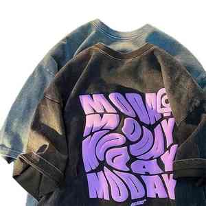 DCY <b>Grey</b> Acid Wash <b>T</b>-<b>Shirt</b> Oversized,Mineral Acid Washed Tshirt Tee Oversized,Custom Wholesale Oversized Stone Acid Wash <b>T</b> <b>Shirt</b> - Product Image 2