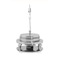 Nouveau design de chauffe-plat de luxe, appareil hôtelier haut de gamme avec éclairage LED, taille personnalisée, logo accepté, fournitures pour mariages et fêtes, serveur de buffet