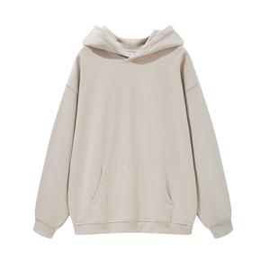 2025 Autumn Winter Collection Men's 650G Embroidered Custom Hip Hop <b>Hoodie</b> 10 Solid Colors Loose Fashion Pullover - Product Image 4