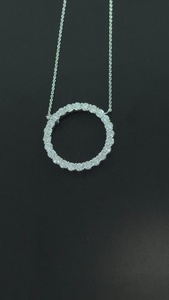 Lab Grown Diamond Necklace with Round Brilliant Cut Pendant CVD <b>White</b> Diamond on 14k Gold-Premium CVD Diamond Pendants & Charms - Product Image 4