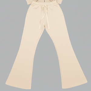 2025 conjunto de chándal con capucha sólido de 2 piezas para hombre 100% ropa de calle de lana de algodón moda Hip Hop con cierre de cremallera - Product Image 3