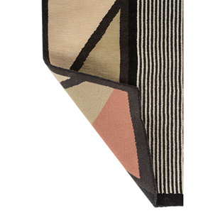 Alfombras de Lana Anudadas a Mano-Aiwl-3070, Rectángulo Grande Geométrico Color Marfil para Uso Doméstico, para Sala de Estar, Dormitorio, Pasillo, Hecho a Mano en Tabriz - Product Image 5