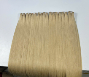 ผมแท้ AZURA HAIR สีบลอนด์ 13x4 แบบตรงธรรมชาติ เกรด Remy ผมเวียดนาม ต่อผมแบบ Double Weft  ซุปเปอร์ดับเบิ้ลดรอน - Product Image 6
