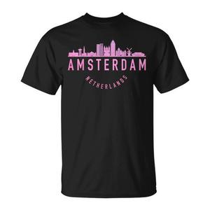 Camiseta promocional con el horizonte de Ámsterdam, Países Bajos - Product Image 1