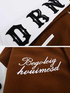 เสื้อแจ็กเก็ตเบสบอลปักลายสำหรับผู้ชายเสื้อแจ็กเก็ตแบบสตรีทแวร์เสื้อแจ็คเก็ตบอมเบอร์ทีมตัวแทน - Product Image 5