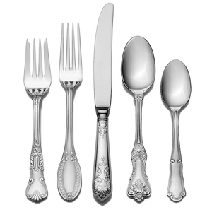 Juego de Cubiertos de Hotel de lujo con diseño tallado a mano de calidad estándar, juego de cubiertos de Metal para cocina de mesa - Product Image 5