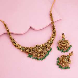 Antique <b>Necklace</b> for Wedding Occasions 190329 - Product Image 2