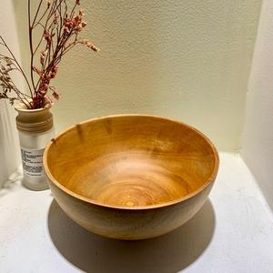 Cuenco de madera hecho a mano de Vietnam | Artículos de comedor ecológicos para ensaladas, sopas y aperitivos - Product Image 2