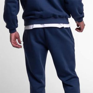 Pantalones casuales de lana para uso diario-Pantalones de salón elegantes para hombres con ajuste cónico, perfectos para la relajación y el uso doméstico - Product Image 5