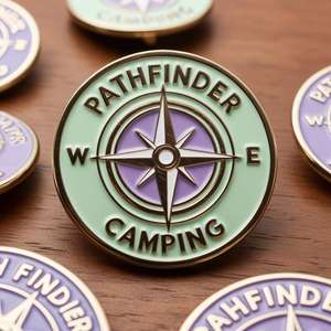 Épingles Pathfinder à haute durabilité Badge de qualité supérieure pour les célébrations Événements de club Conceptions d'émail personnalisées - Product Image 4