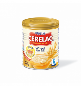 Nestle cerel'ac ธัญพืชสำหรับทารกข้าวสาลีทุกขนาดมีอยู่ในกล่องดีบุก - Product Image 5