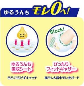Merries S74 Jumbo Pack Couche Bébé Pour Nouveau-né Avec Une Bonne Respirabilité Et Durabilité Fabriqué Au Japon - Product Image 6